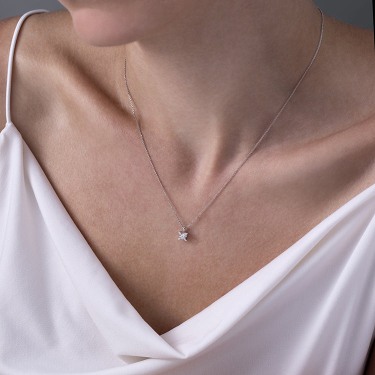 Solitaire Diamond Necklace