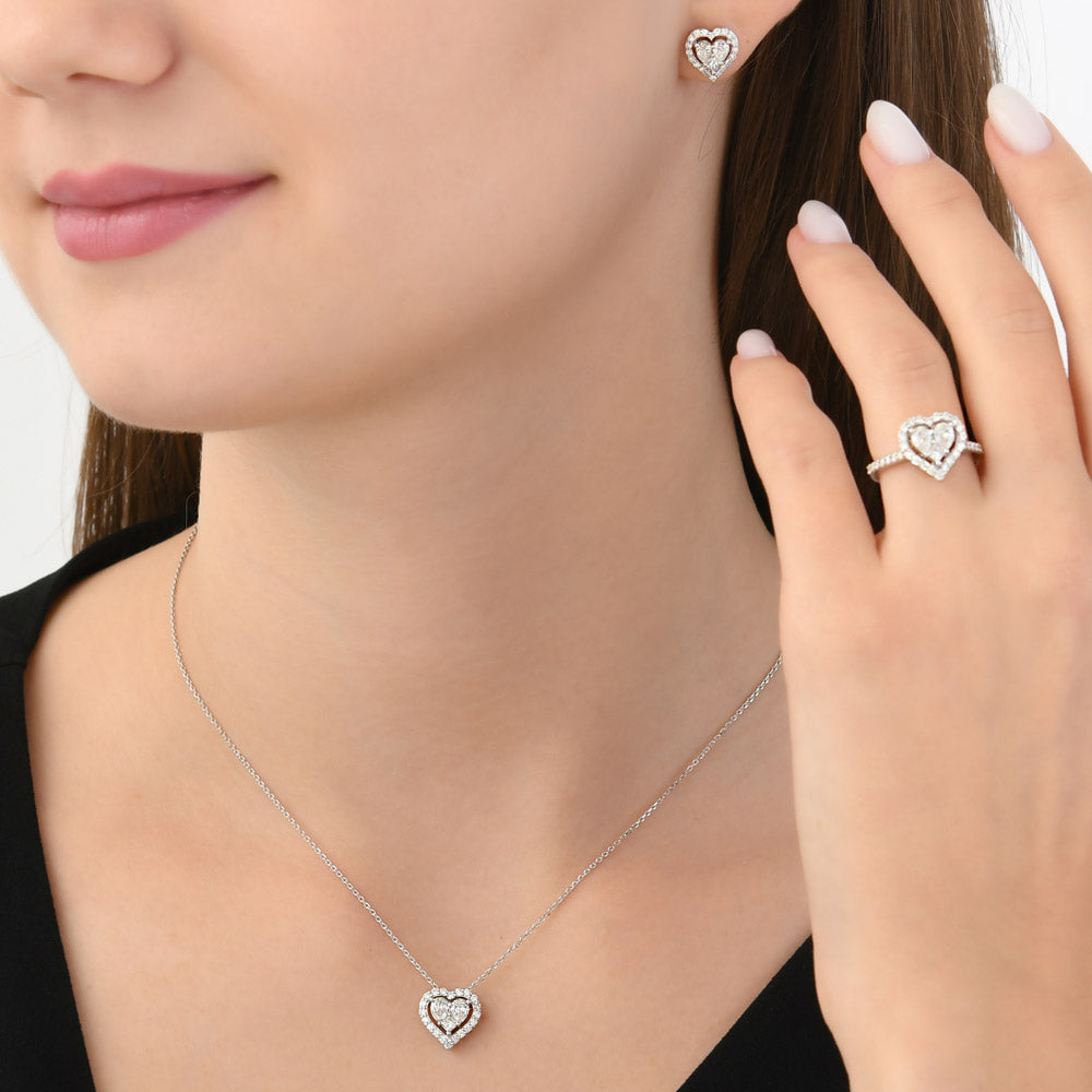 Heart Diamond Necklace