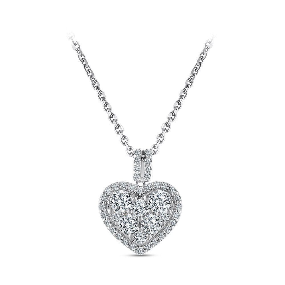 Heart Diamond Necklace