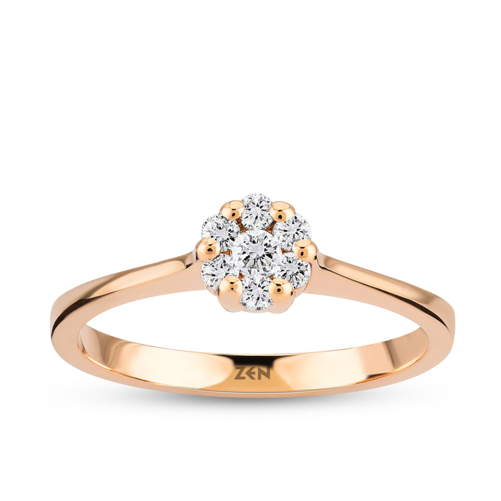 Halo Diamond Ring