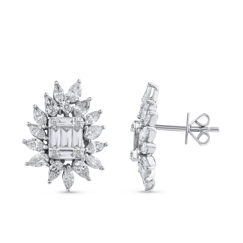 Design Diamond Earrings