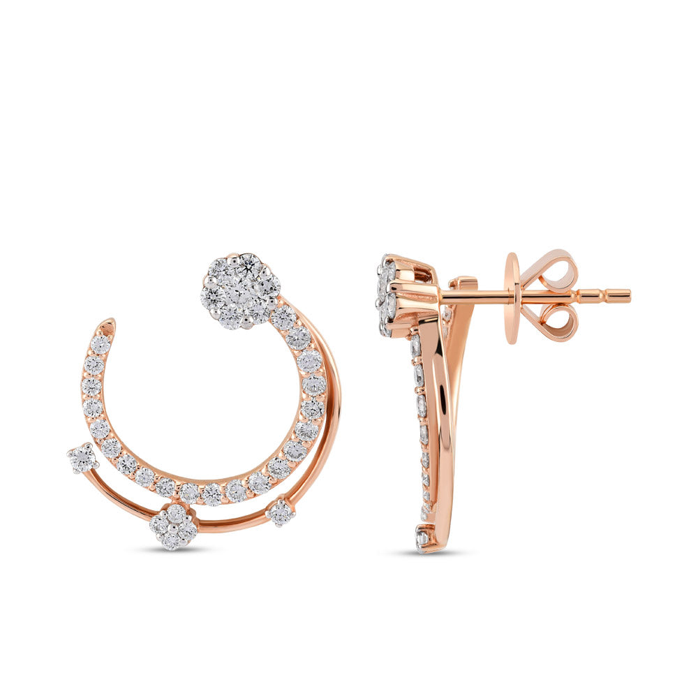 Design Diamond Earrings
