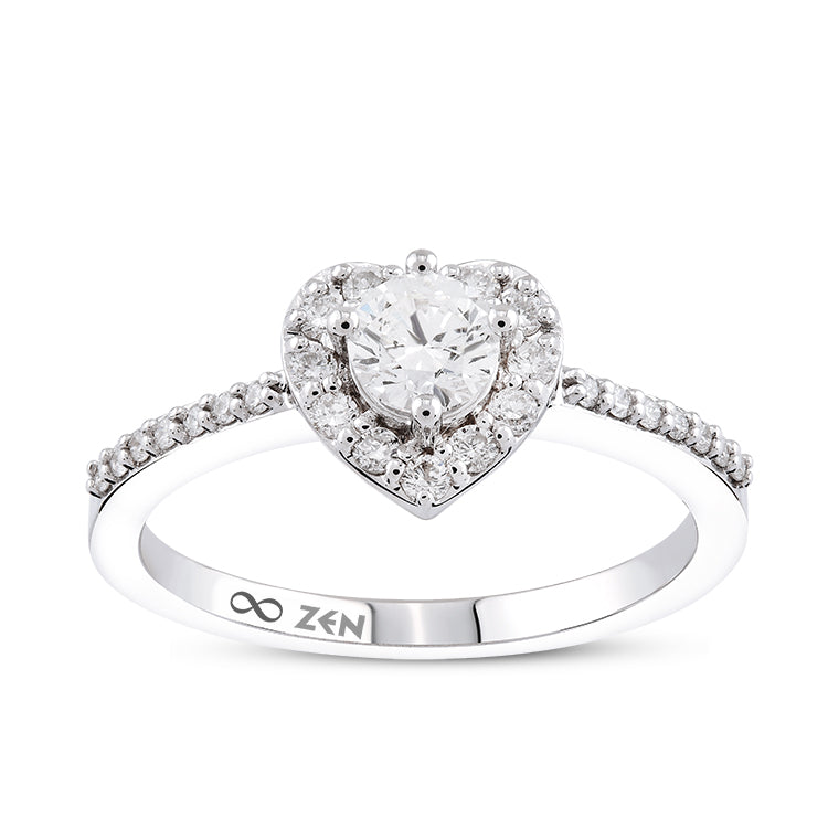 Heart Diamond Ring