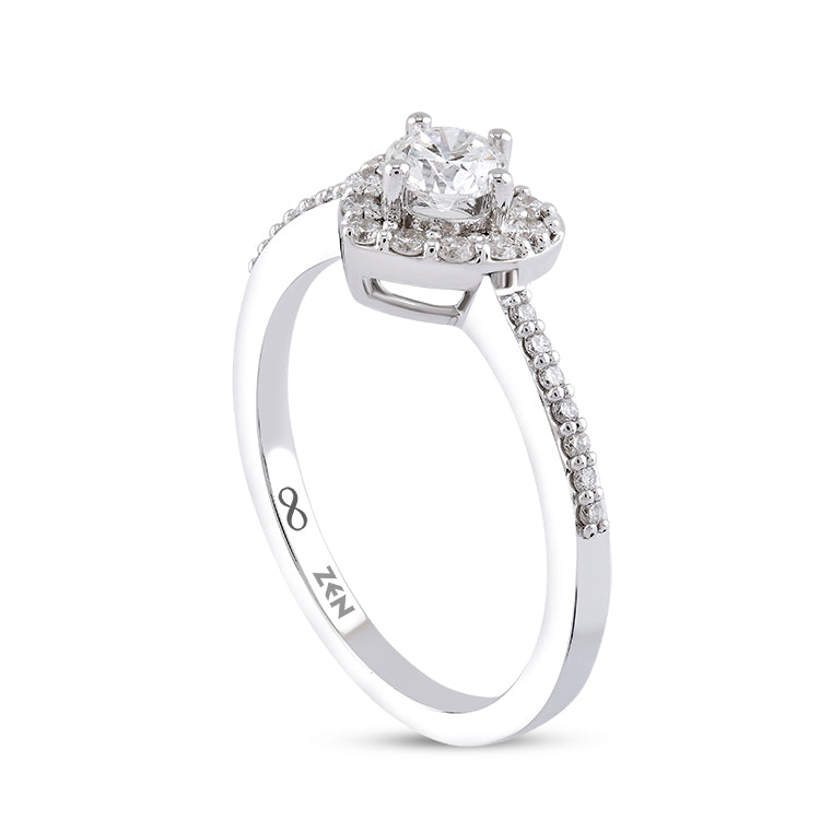 Heart Diamond Ring
