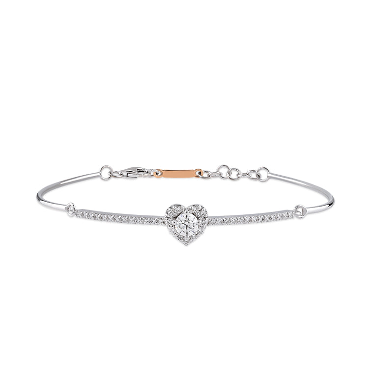 Heart Diamond Bracelet
