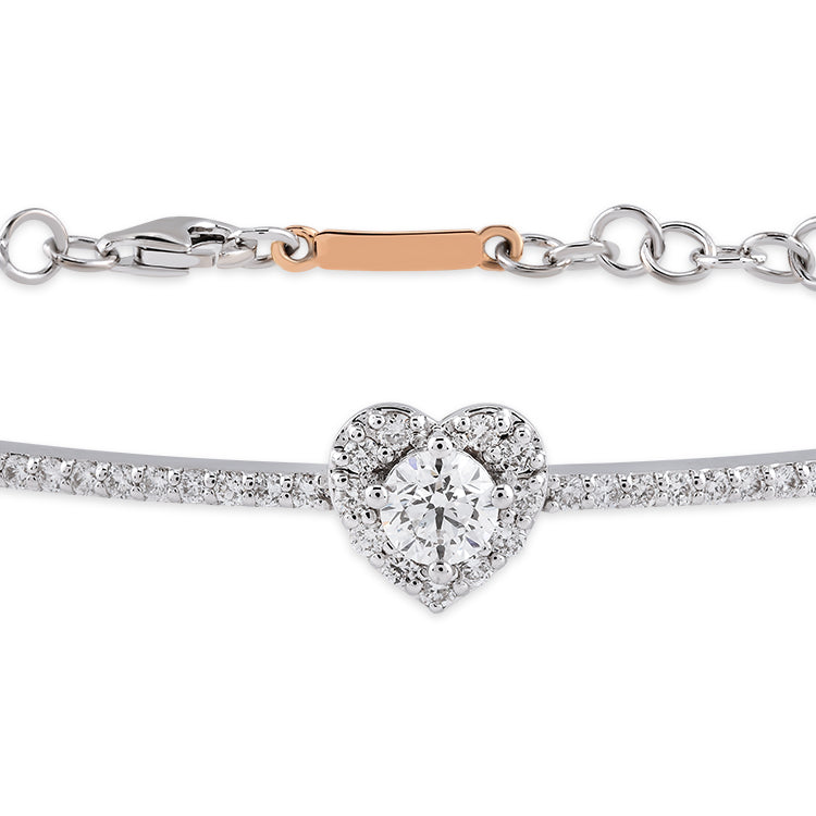 Heart Diamond Bracelet