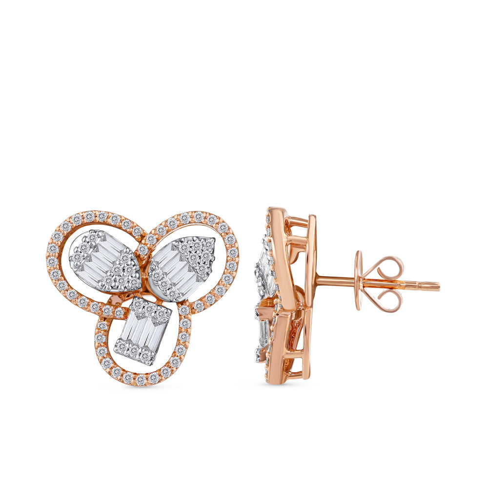 Design Diamond Earrings