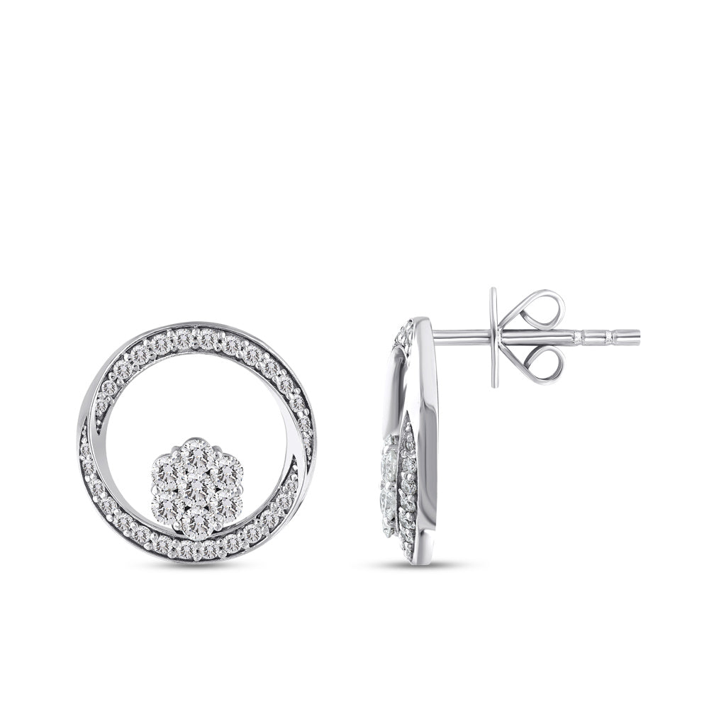 Design Diamond Earrings