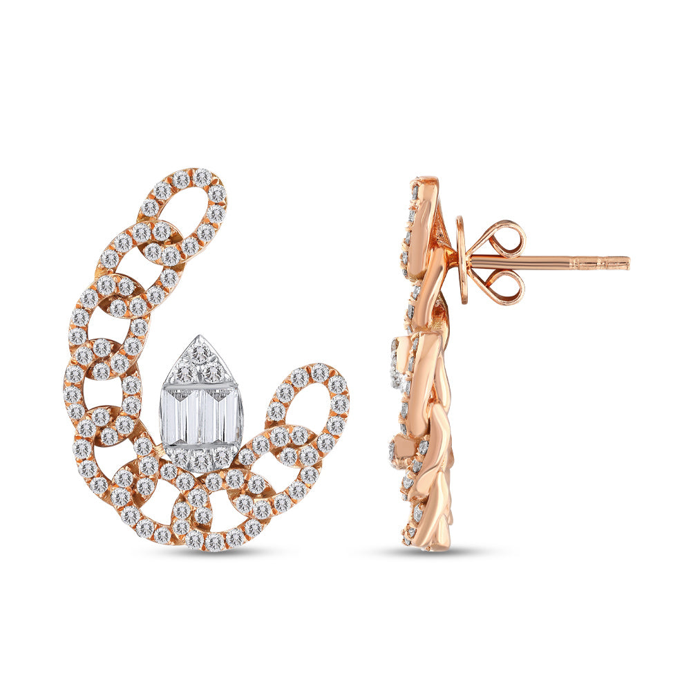 Design Diamond Earrings