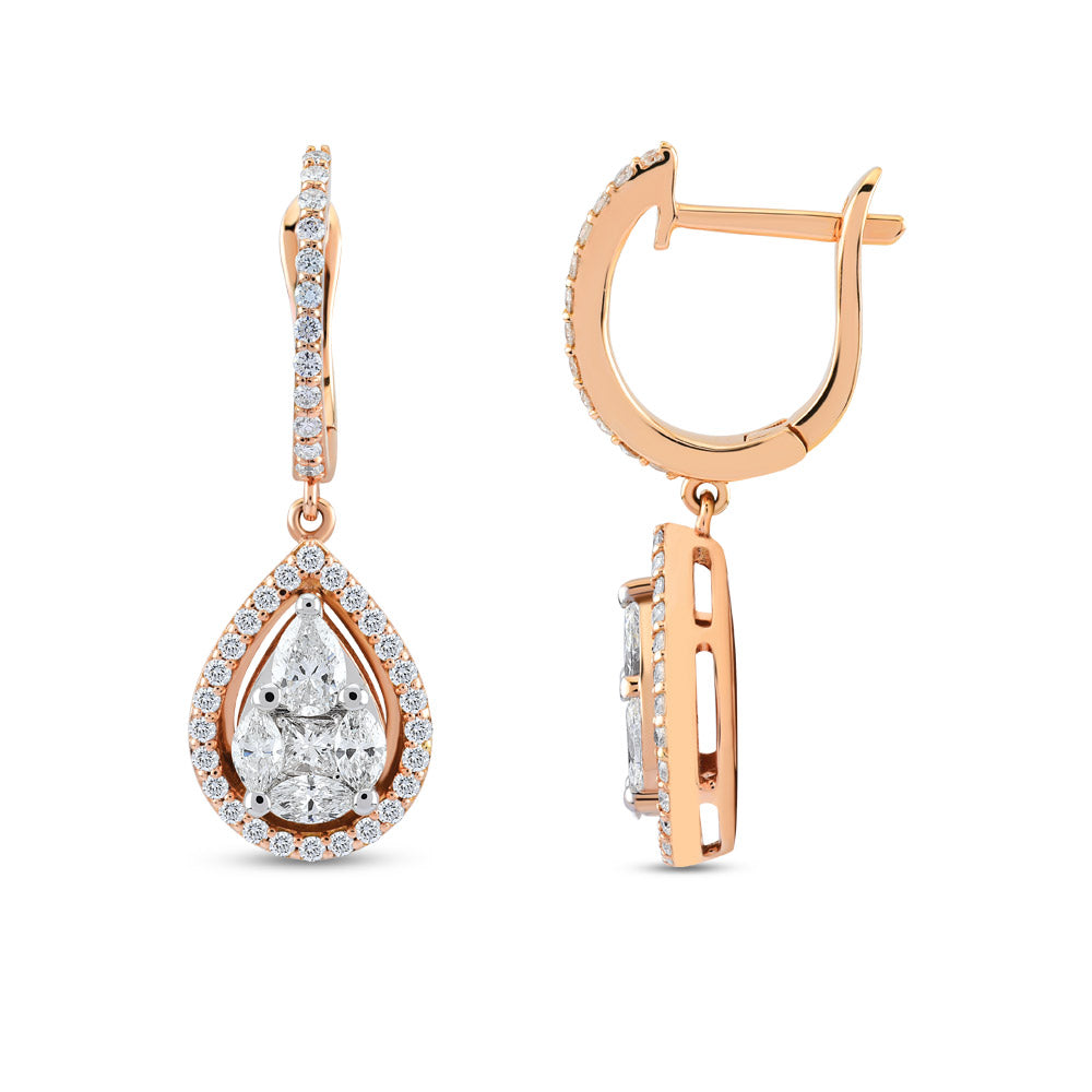 Design Diamond Earrings
