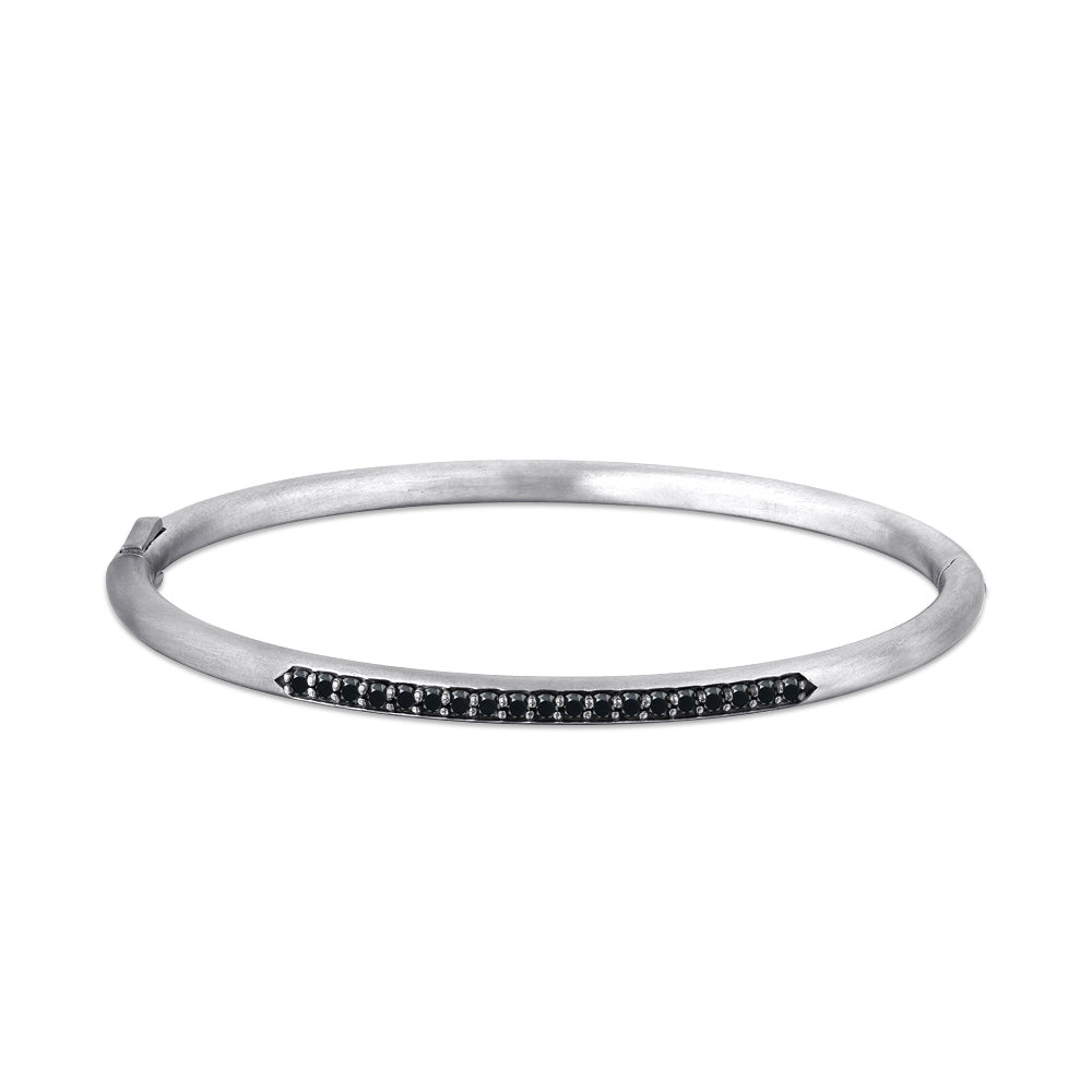 Silver Men Diamond Bracelet