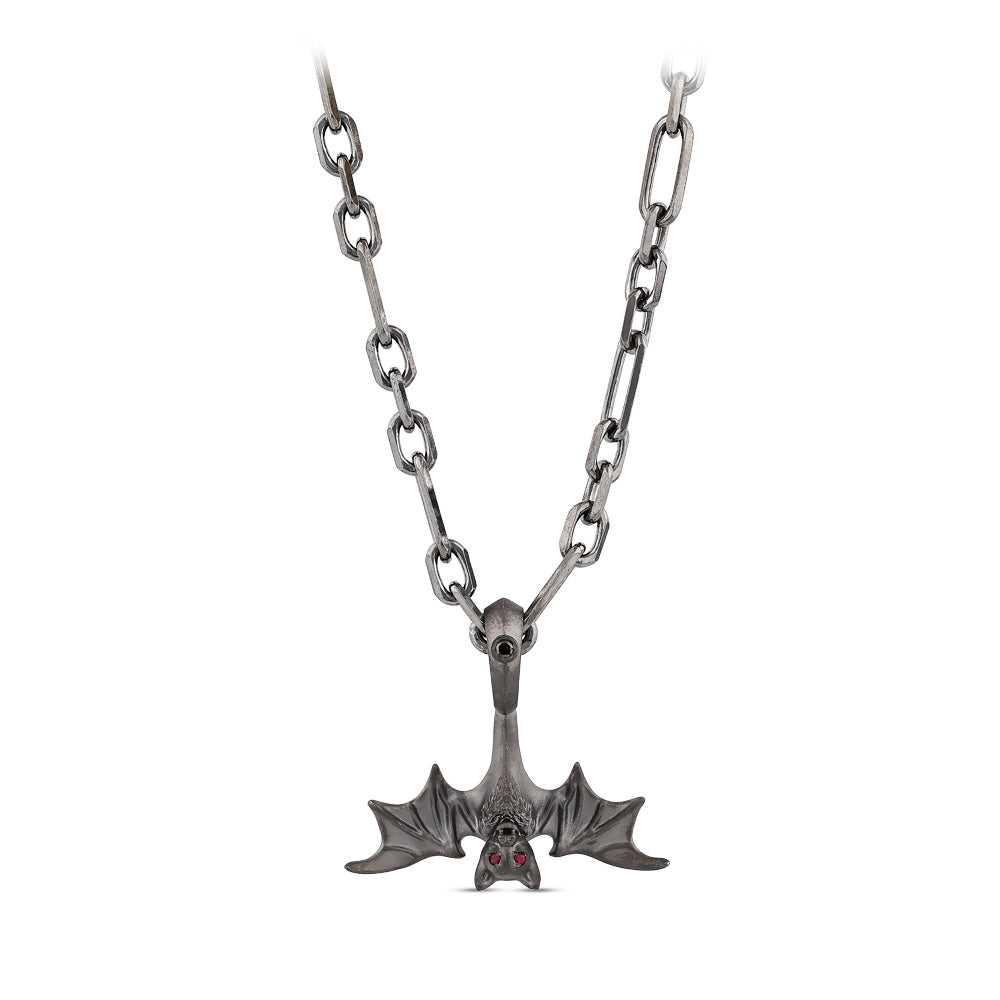 Men Silver Diamond Necklace