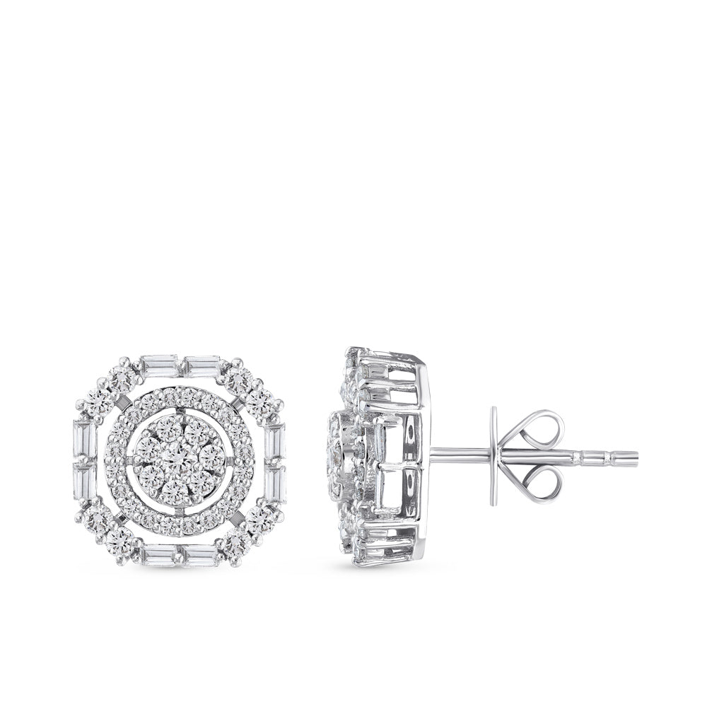 Design Diamond Earrings