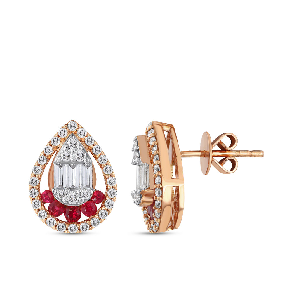 Ruby Earrings