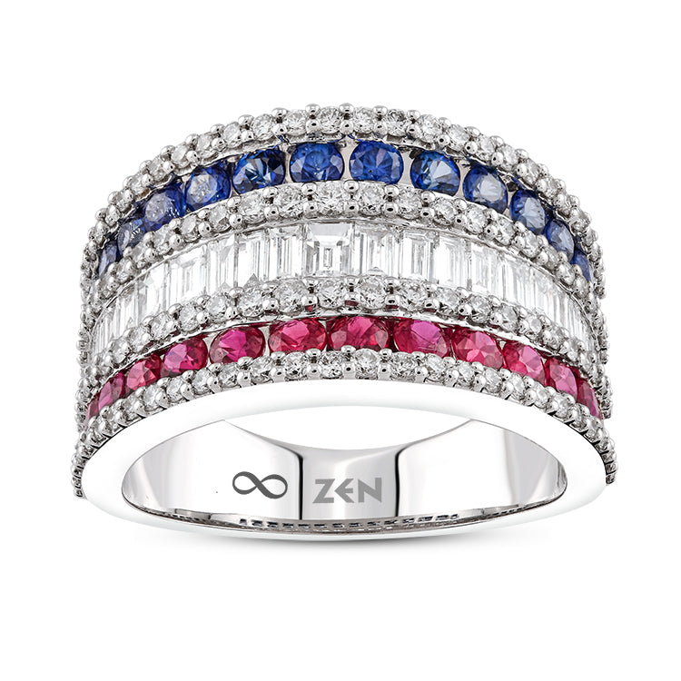 Sapphire Ruby Ring