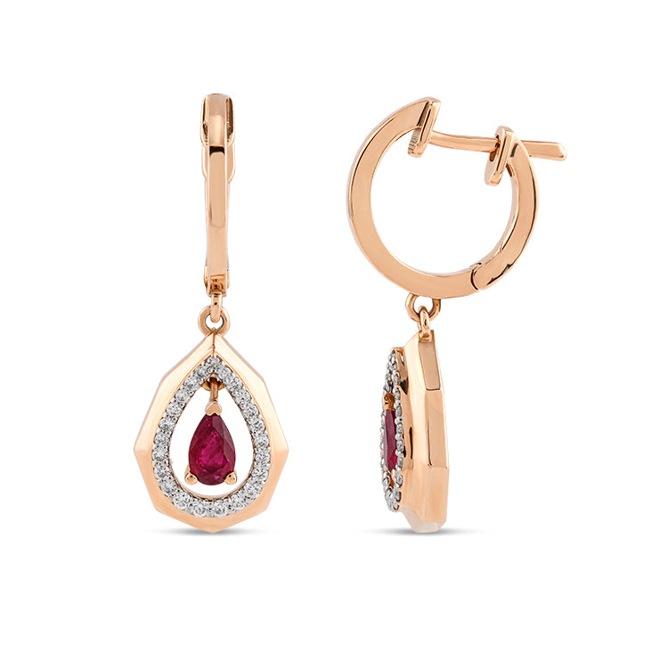 Ruby Earrings