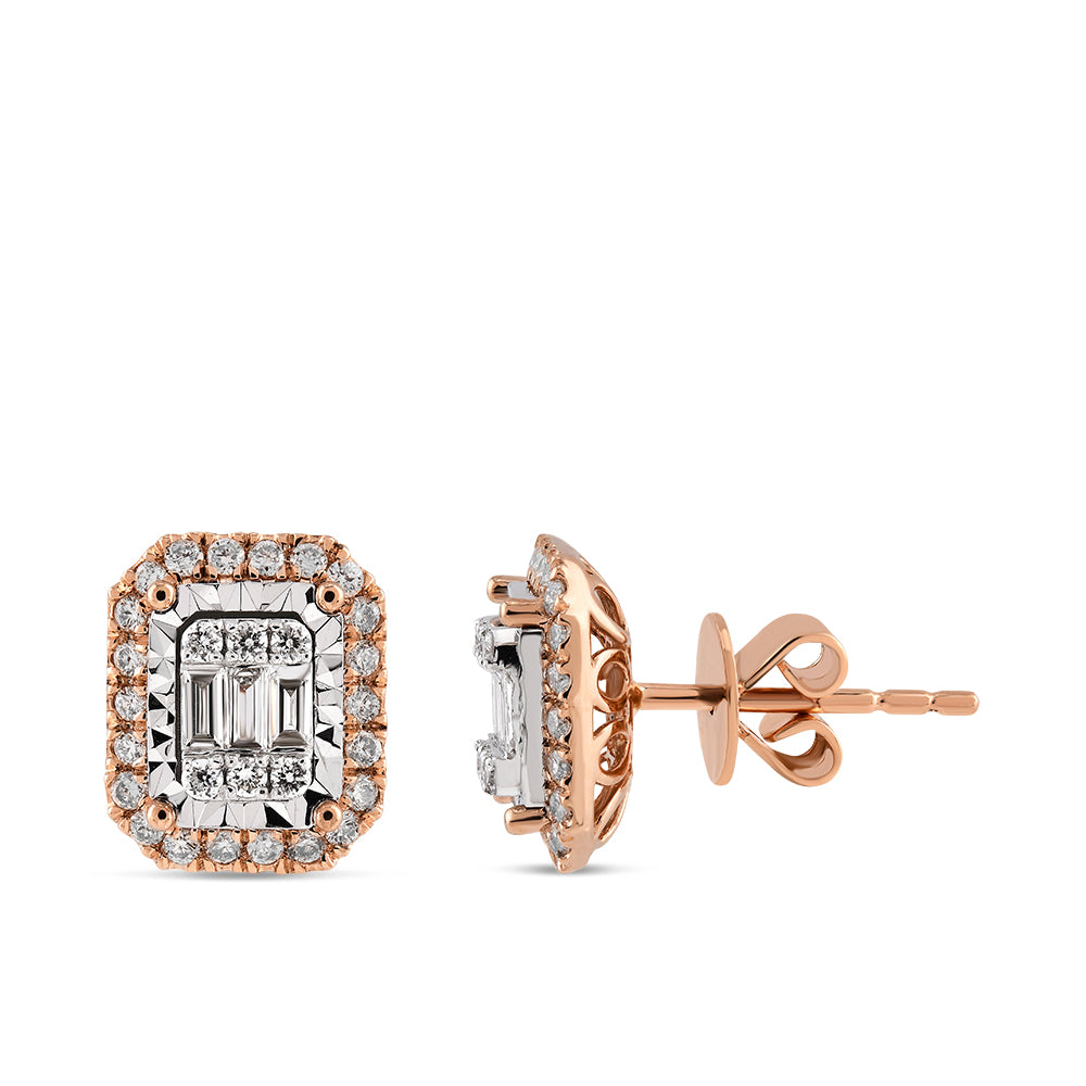 Baguette Diamond Earrings