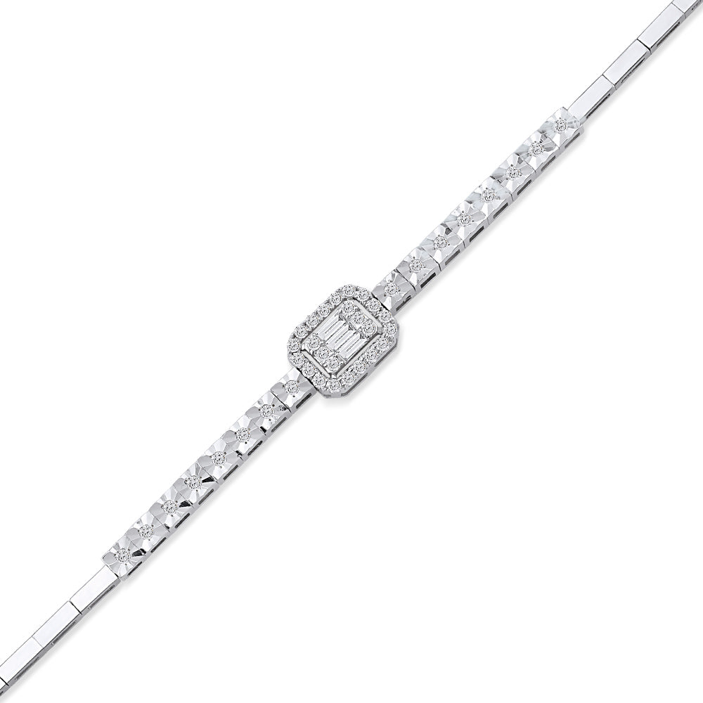 Baguette Diamond Bracelet