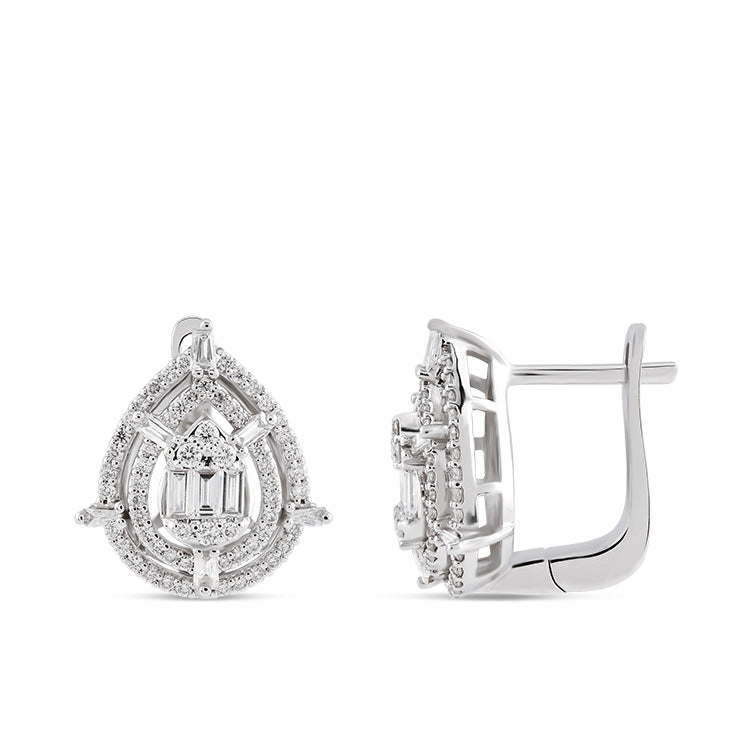 Baguette Diamond Earrings