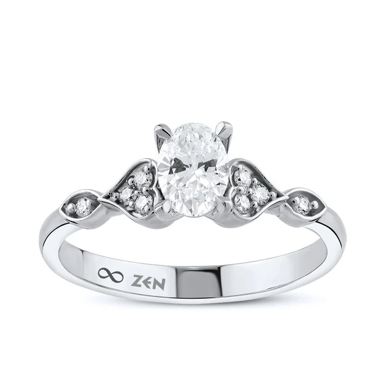Vintage Oval Diamond Ring