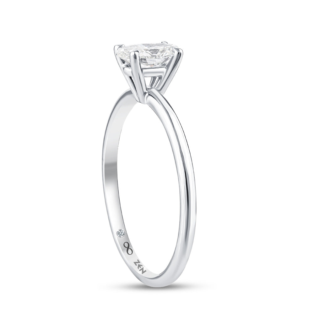 Oval Diamond Engagement Ring