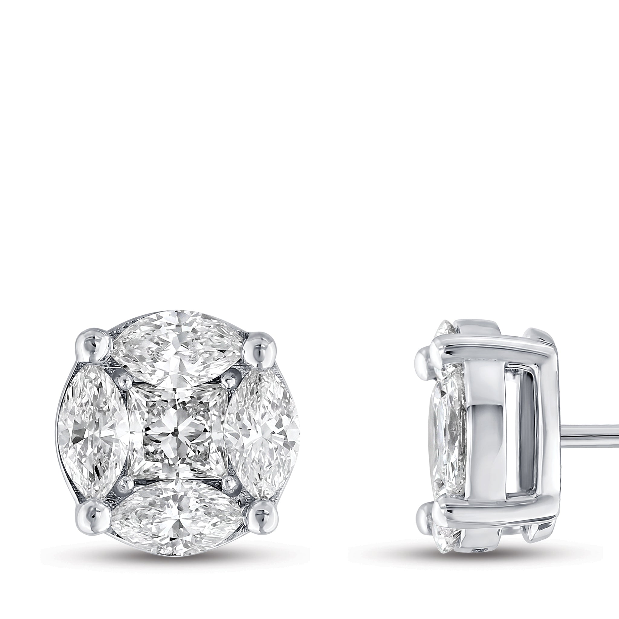 Diamond Design Earrings