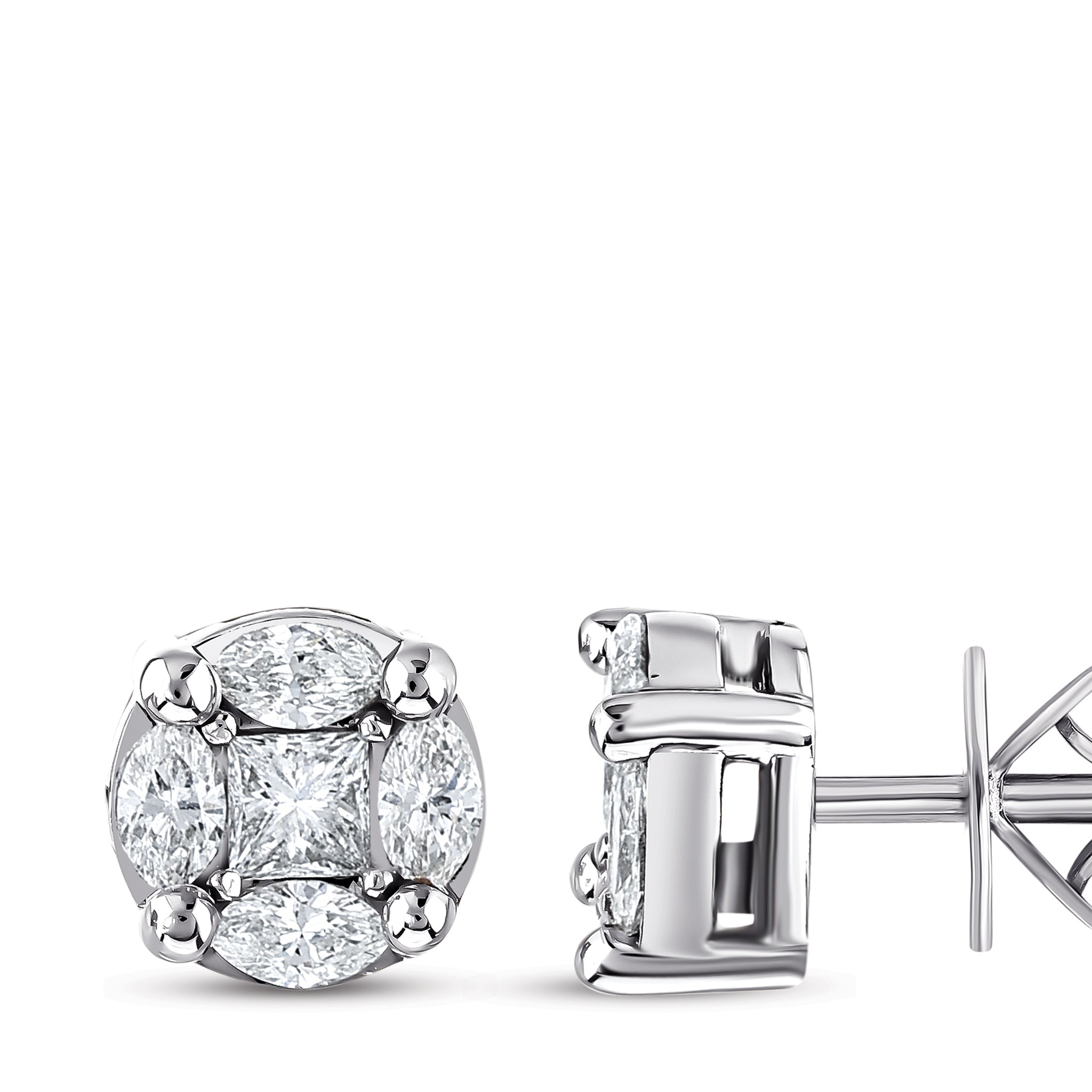 Diamond Design Earrings