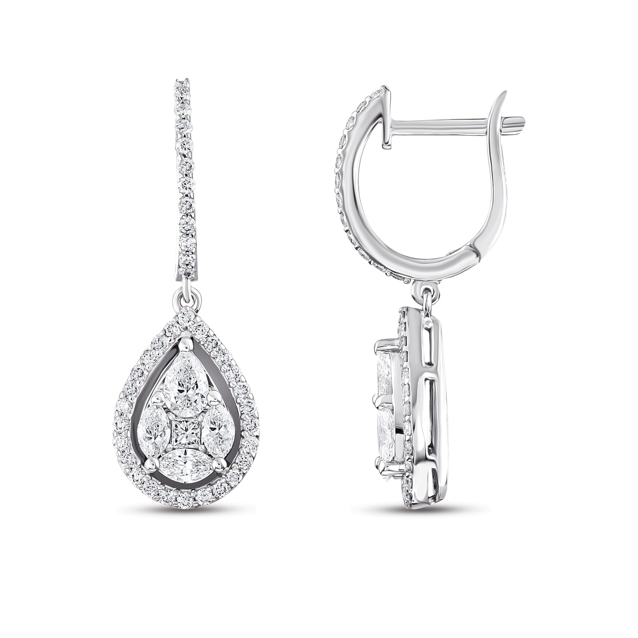 Diamond Design Earrings