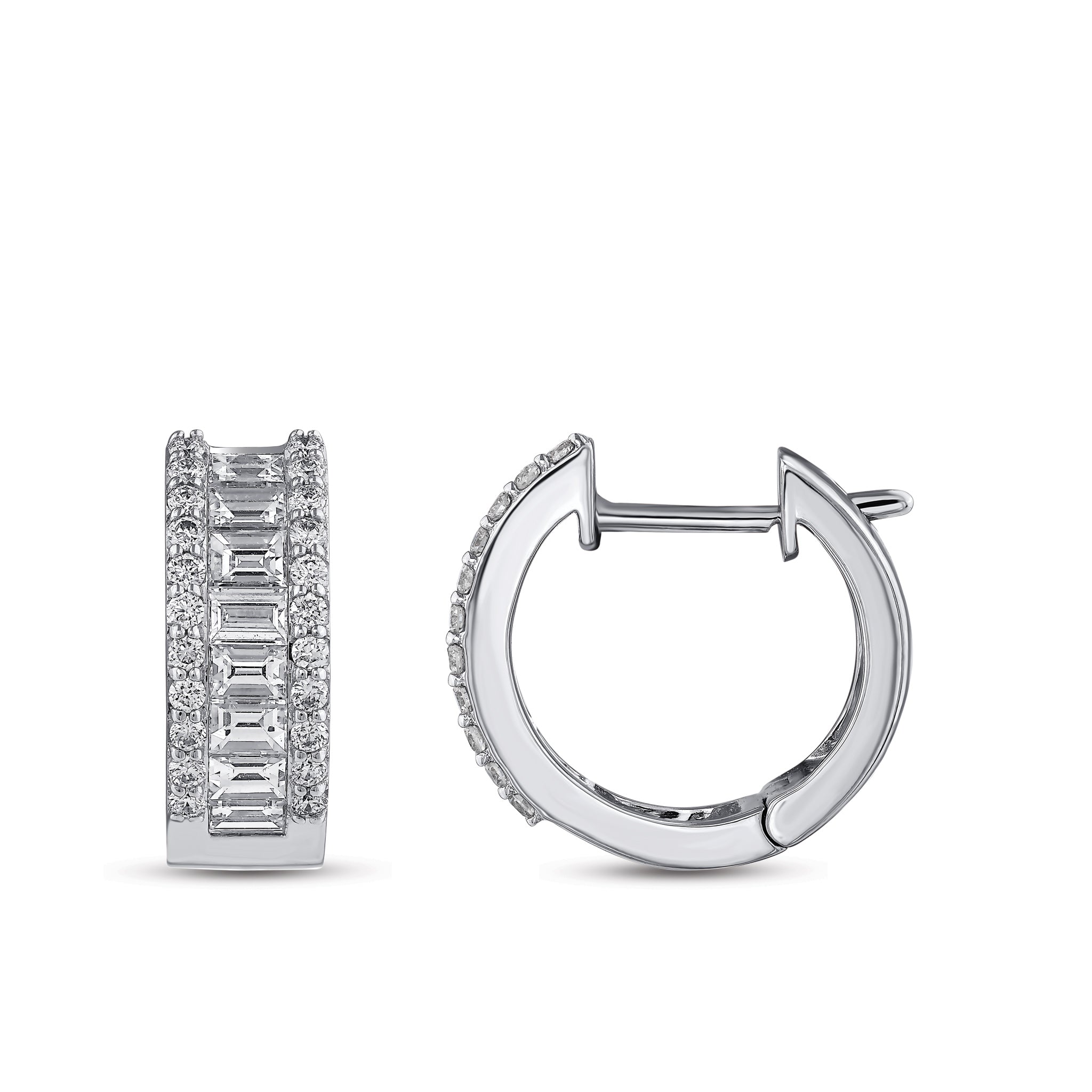 Baguette Diamond Earrings