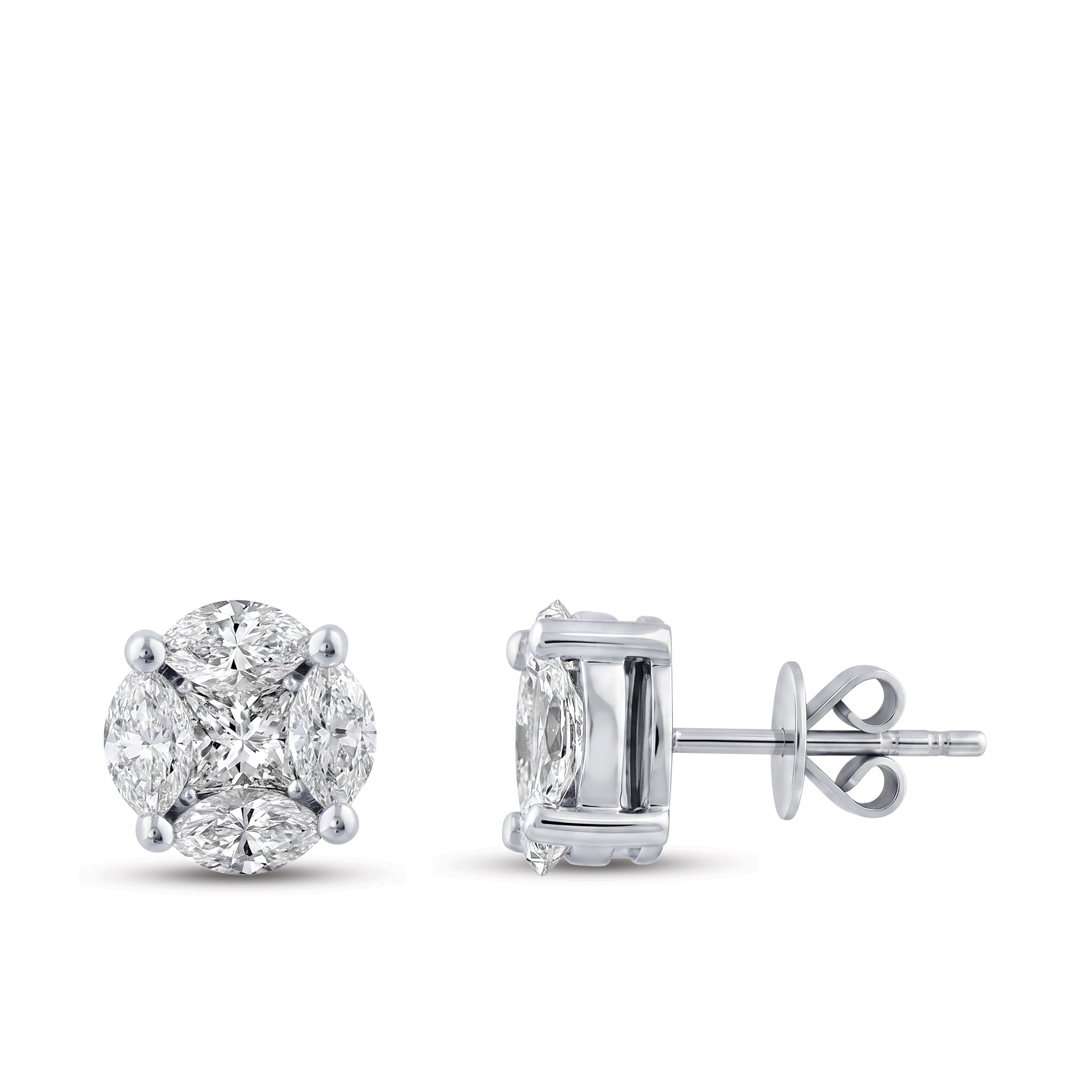 Diamond Design Earrings