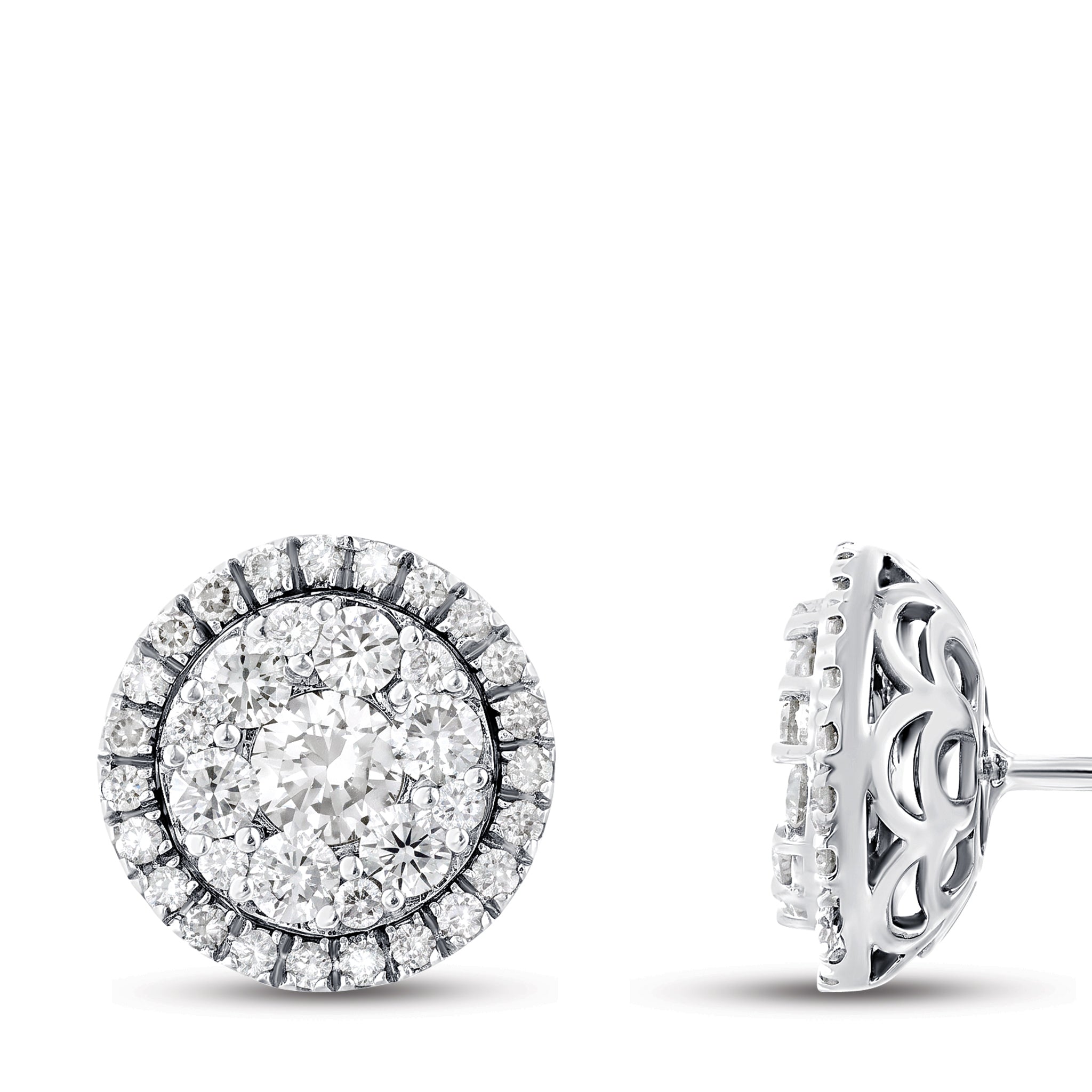 Diamond Design Earrings