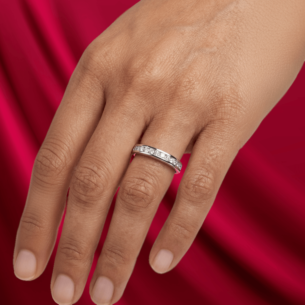 Half Eternity Diamond Ring