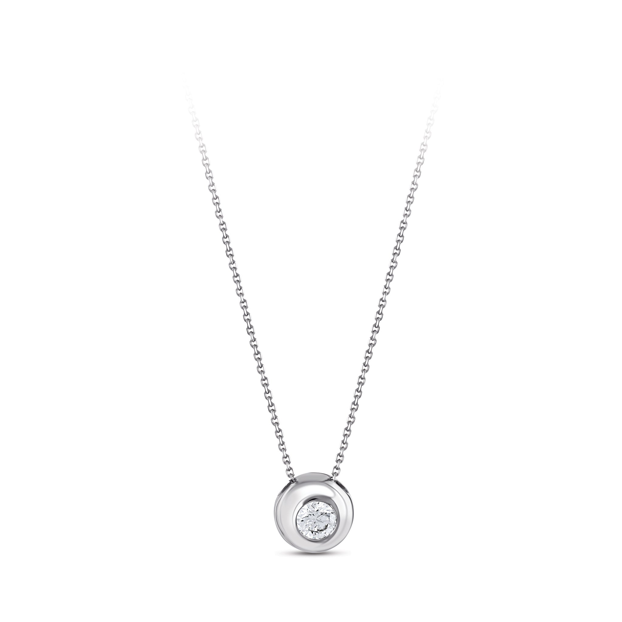 Diamond Solitaire Necklace