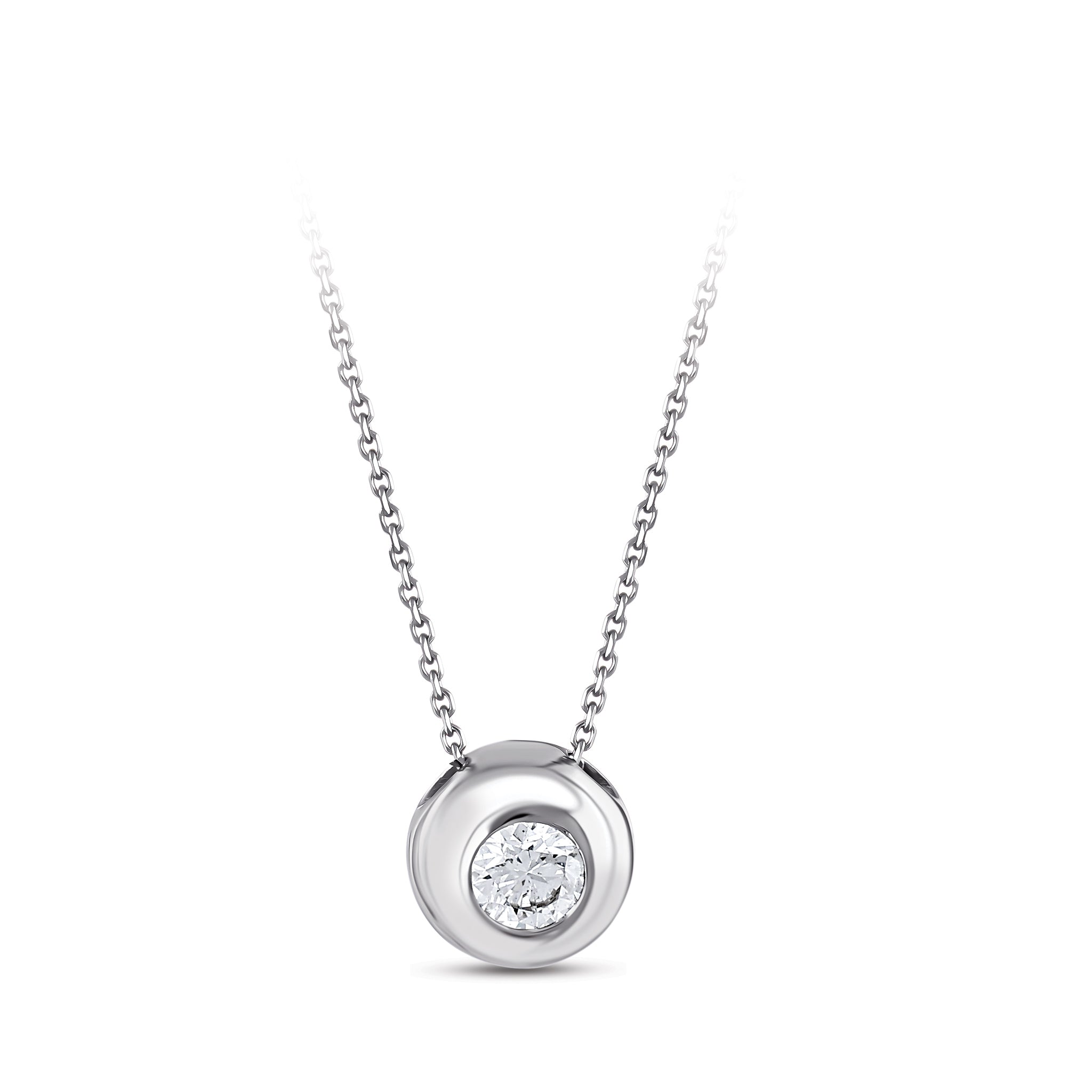 Diamond Solitaire Necklace