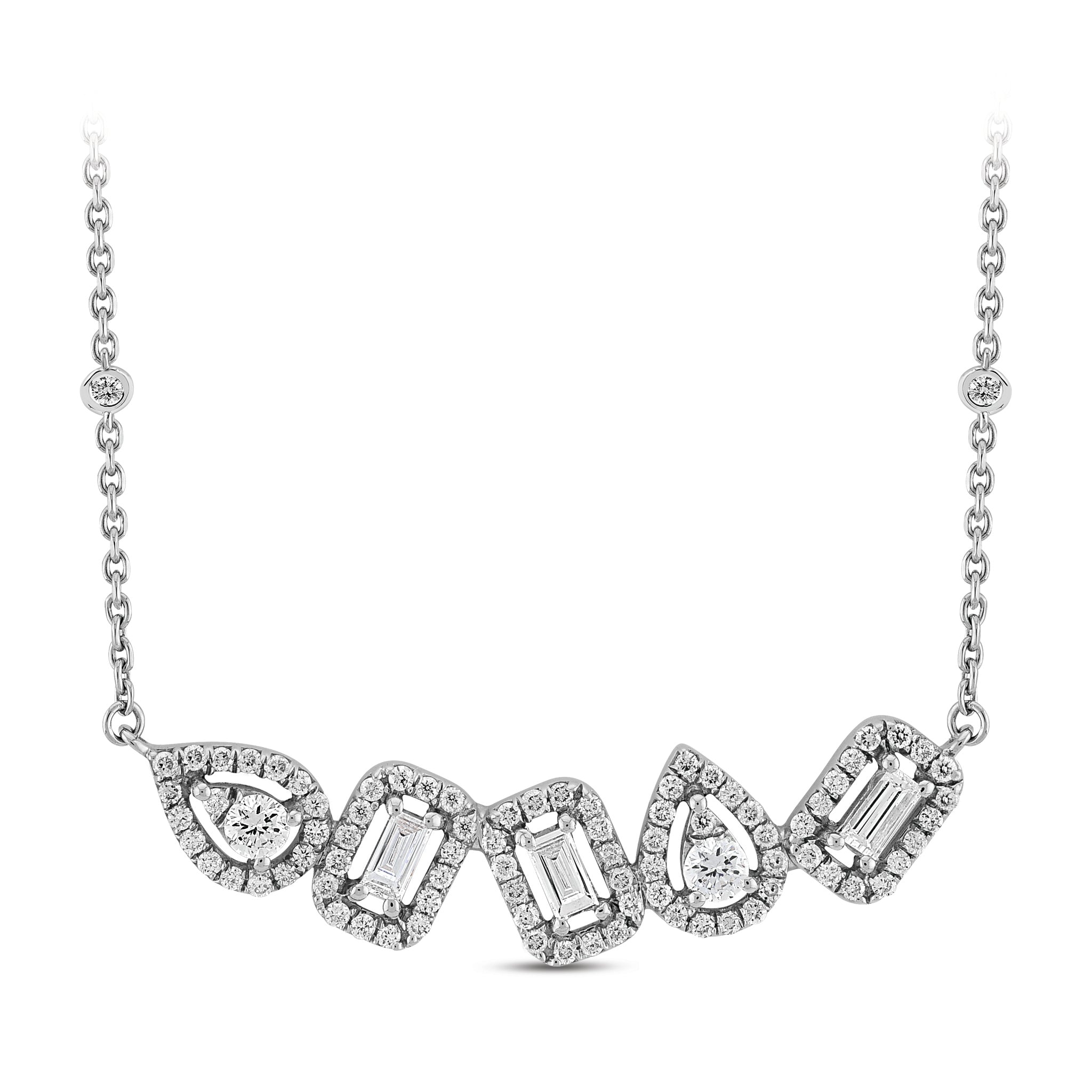 Baguette Diamond Necklace