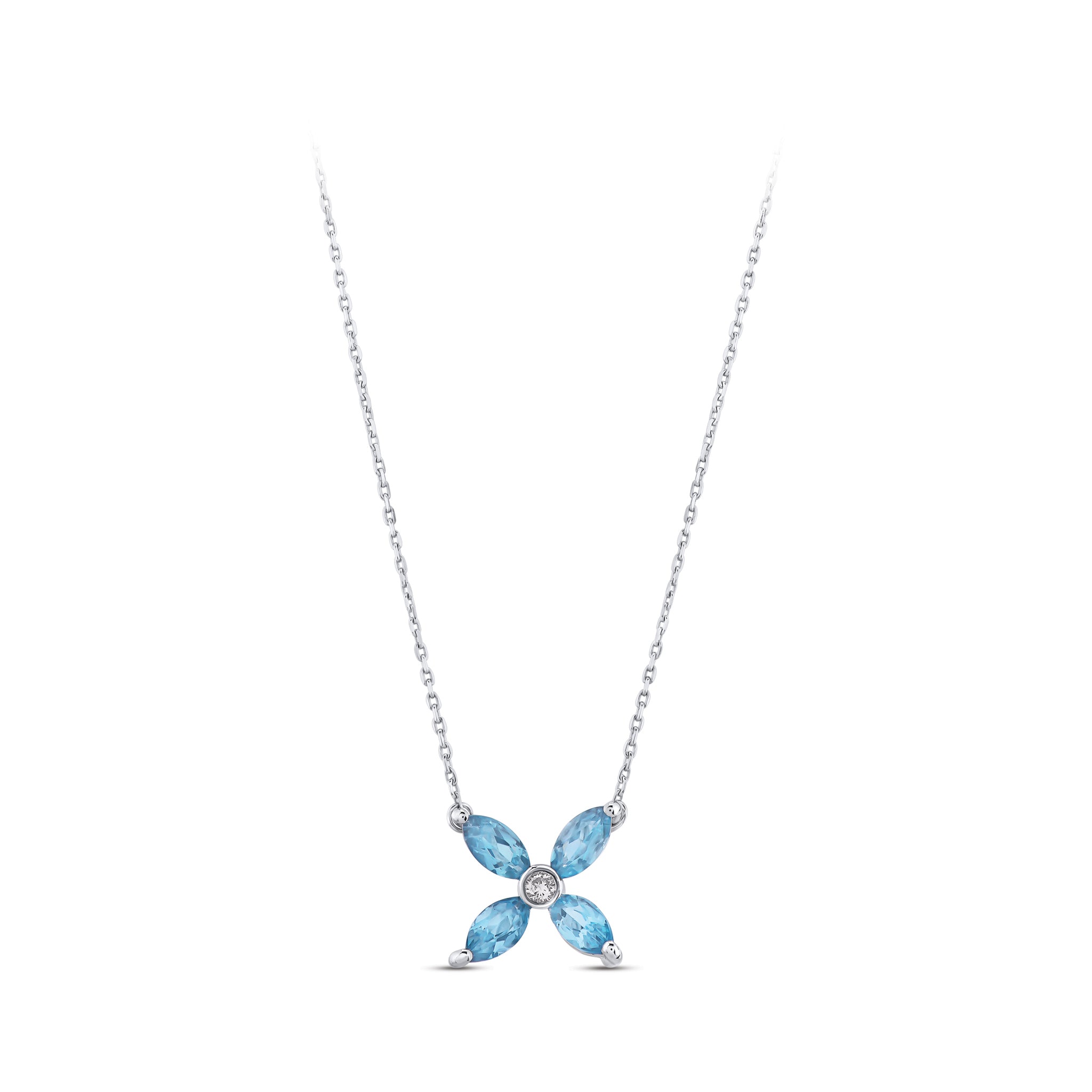 Blue Topaz Necklace