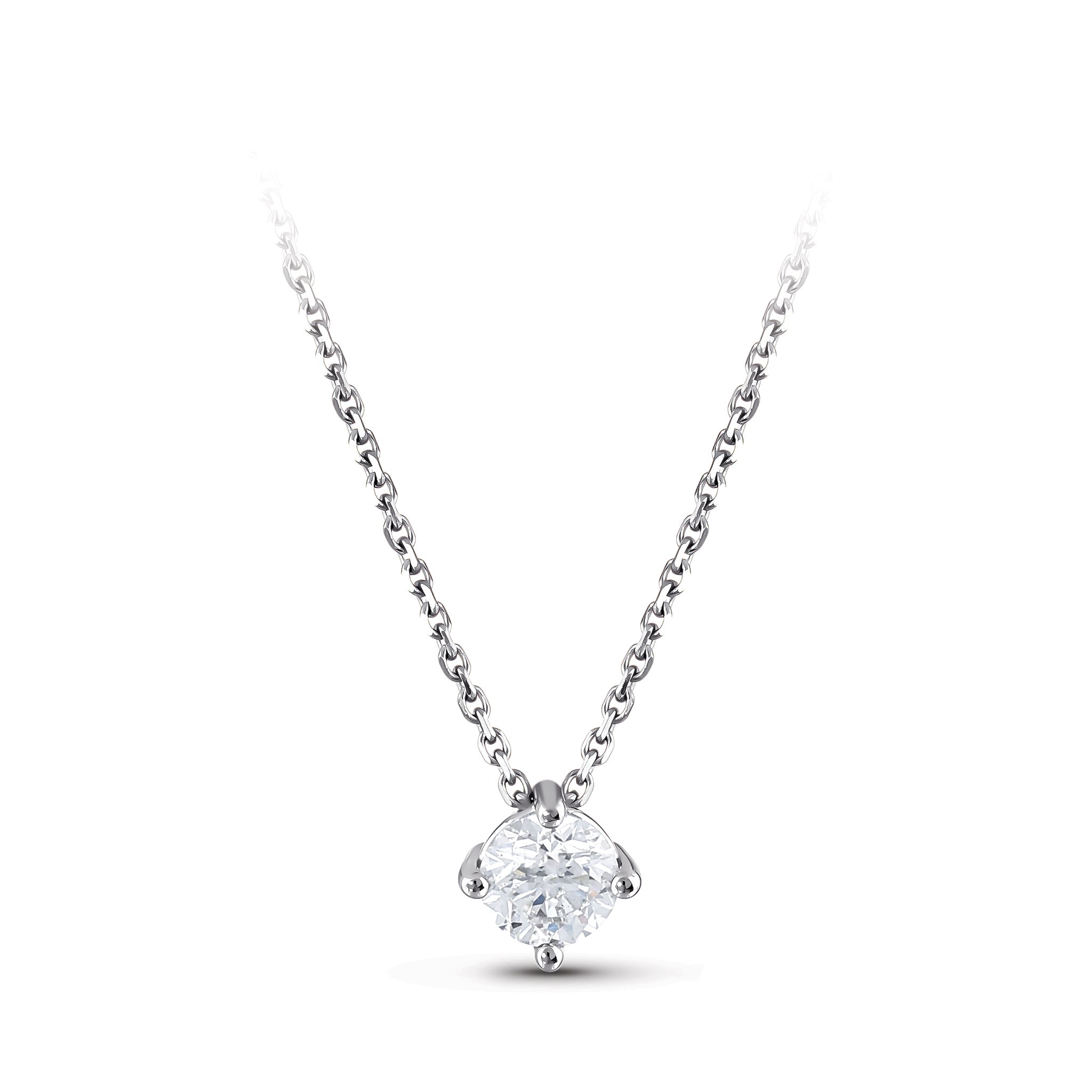 Diamond Solitaire Necklace