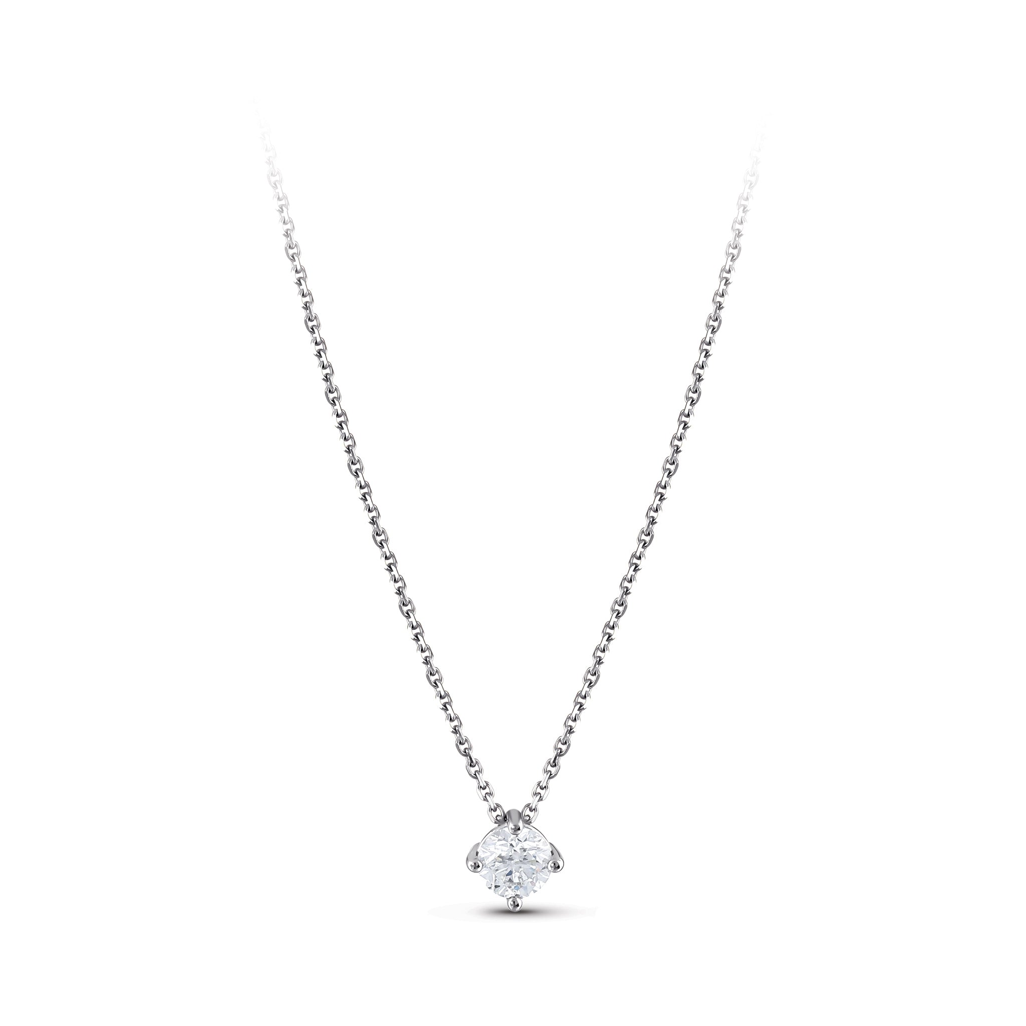 Diamond Solitaire Necklace