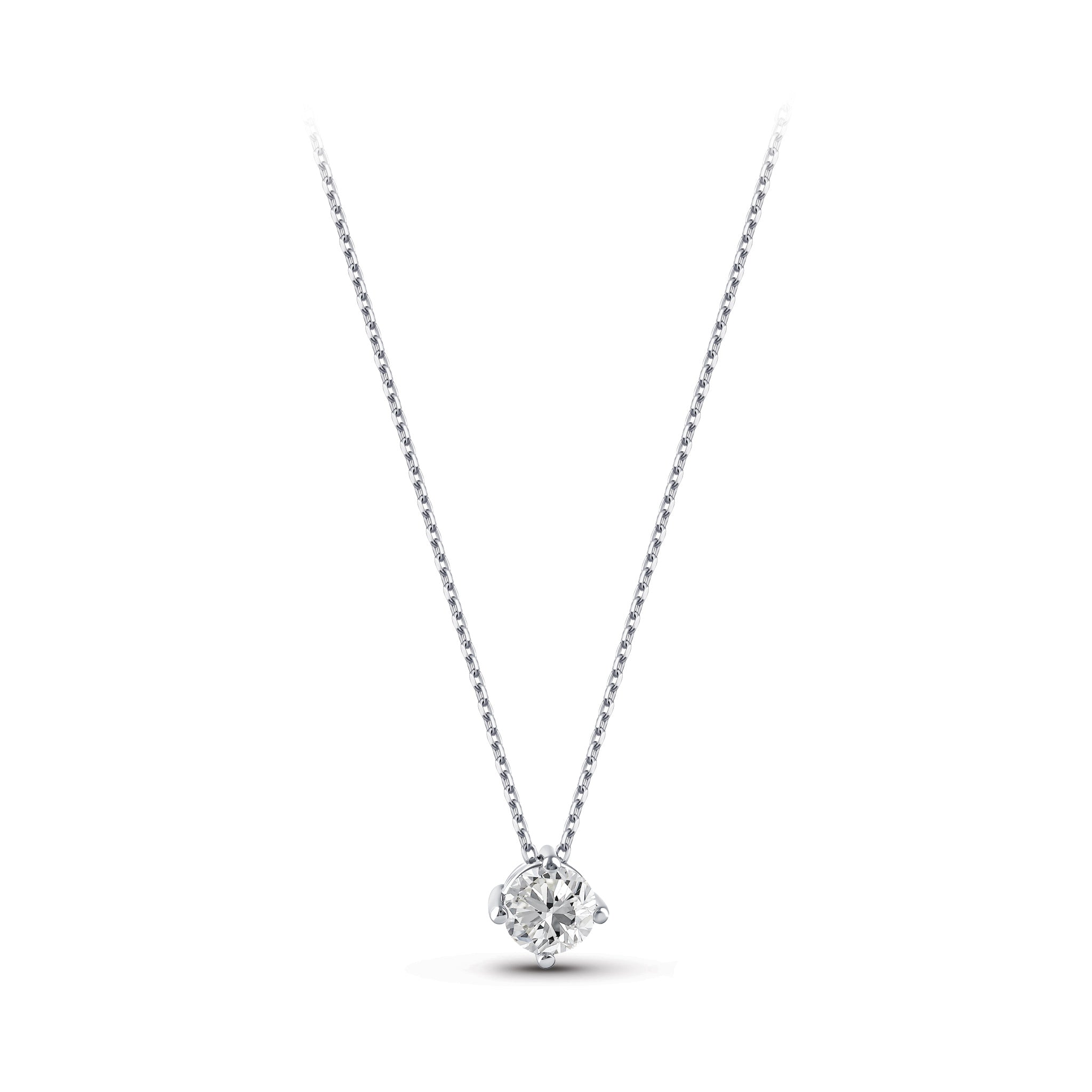 Diamond Solitaire Necklace