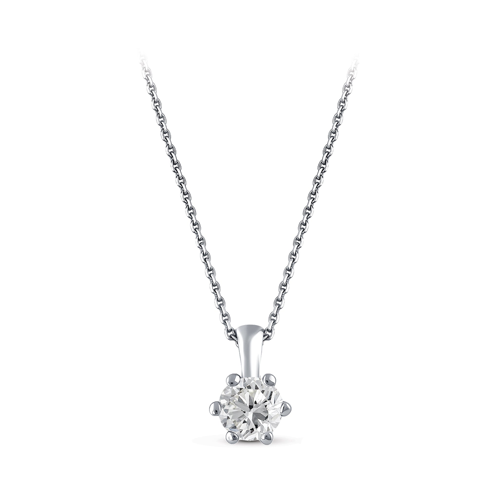 Diamond Solitaire Necklace