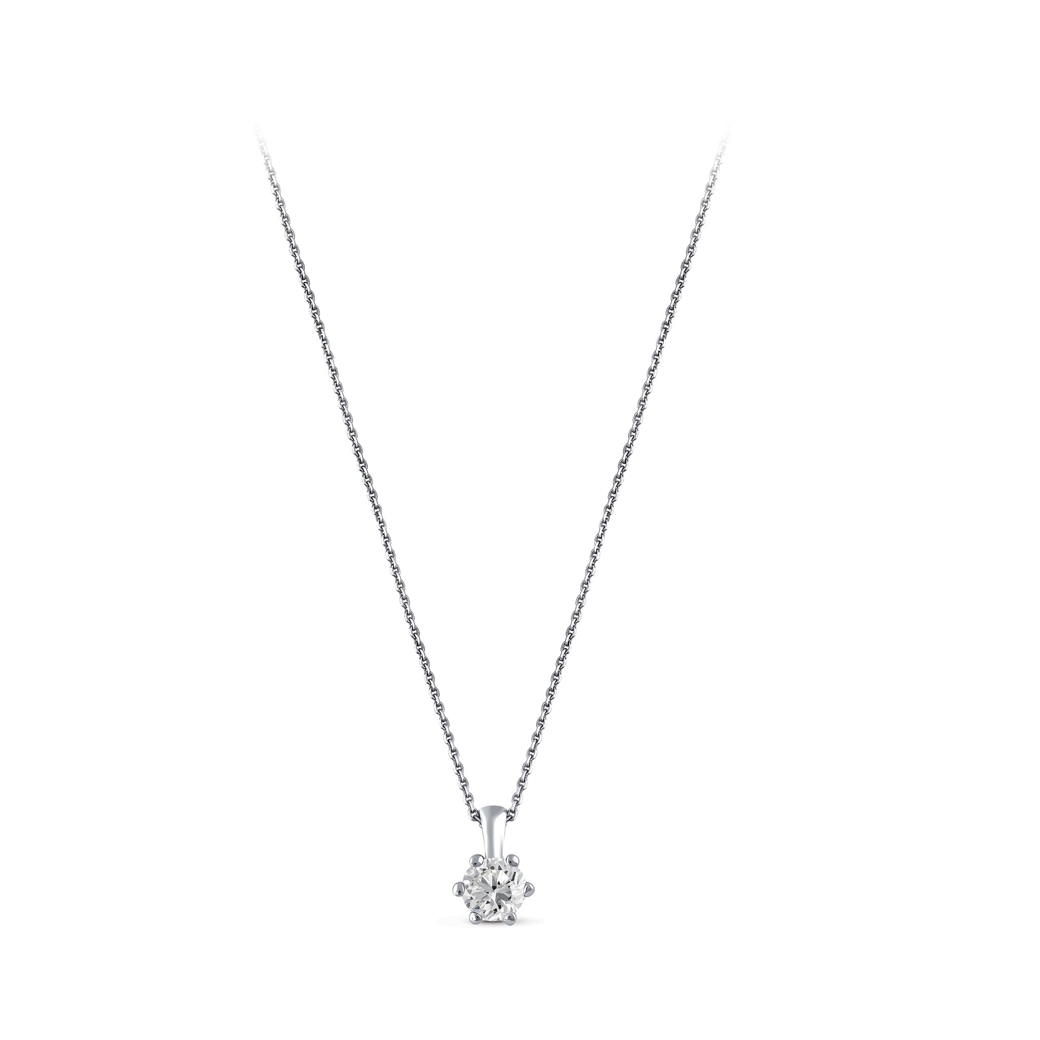 Diamond Solitaire Necklace