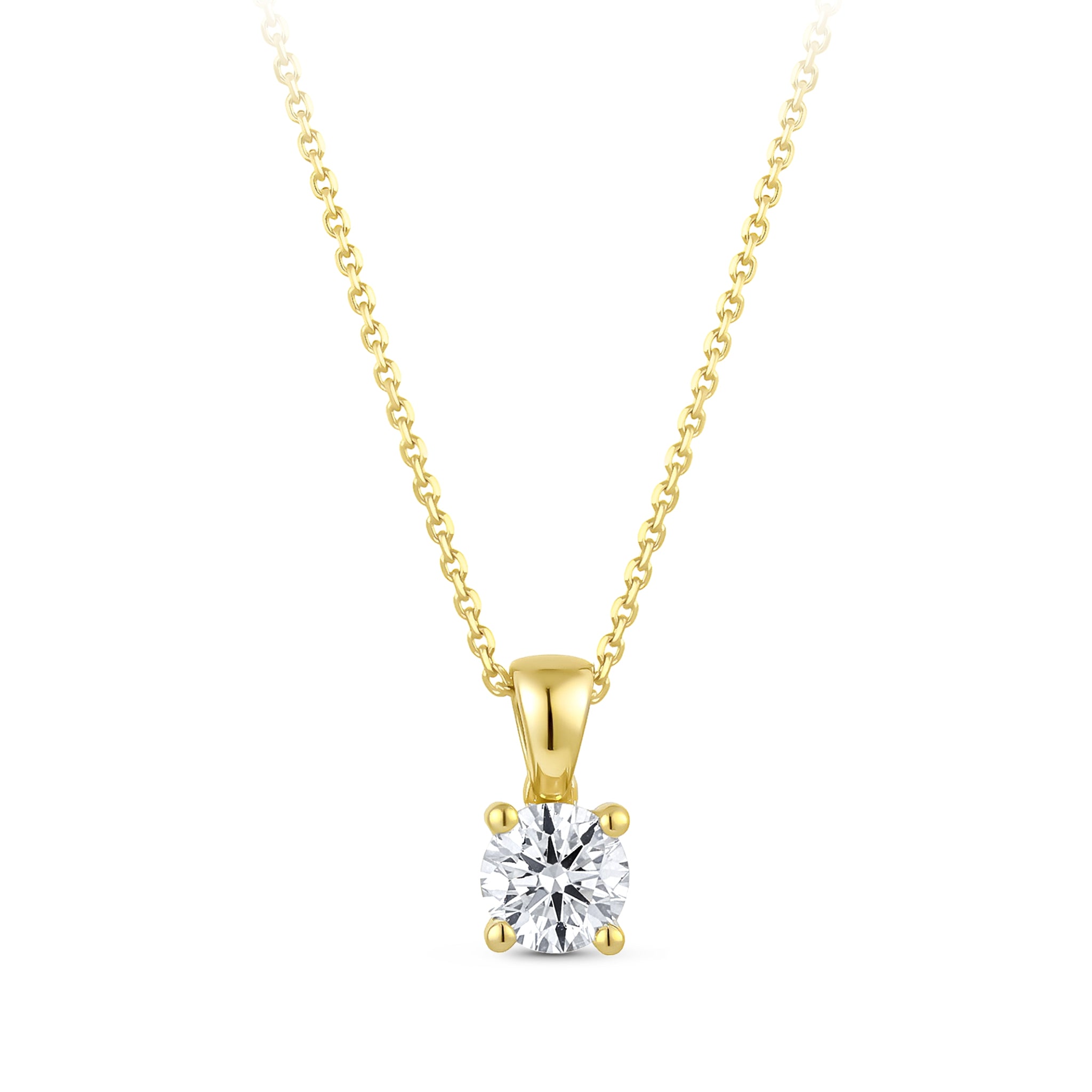 Solitaire Diamond Necklace