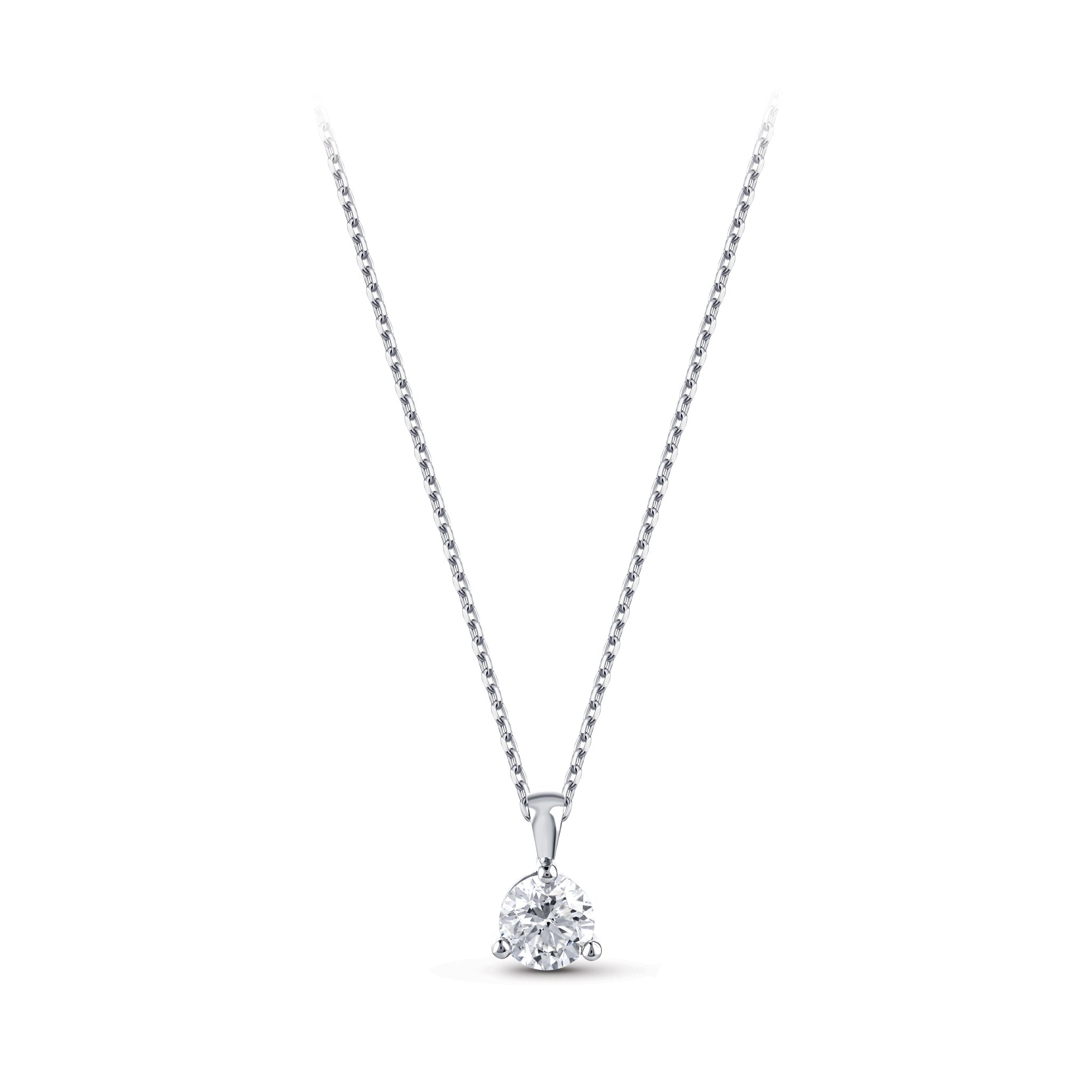 Diamond Solitaire Necklace