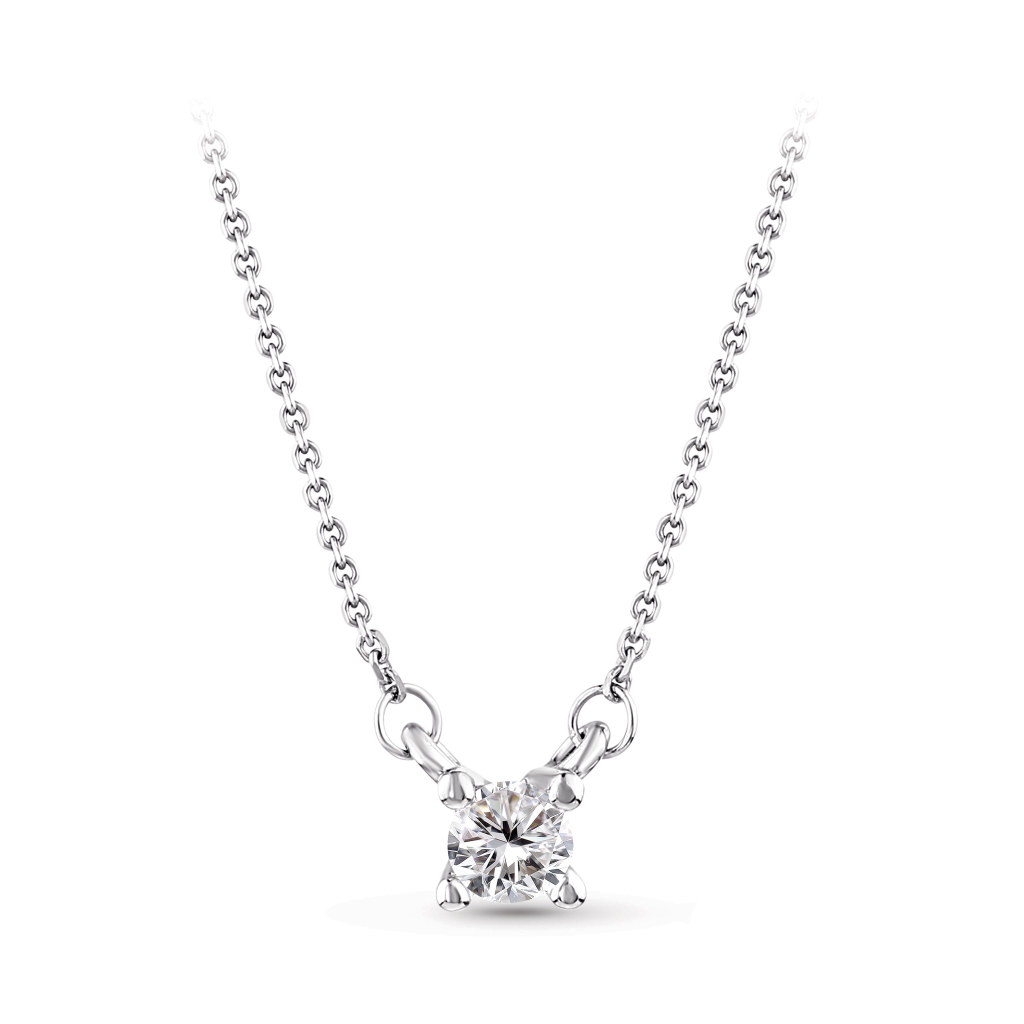 Solitaire Diamond Necklace