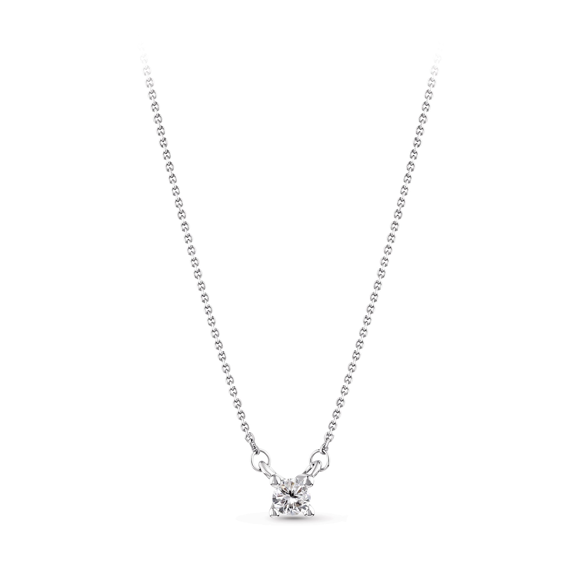 Solitaire Diamond Necklace