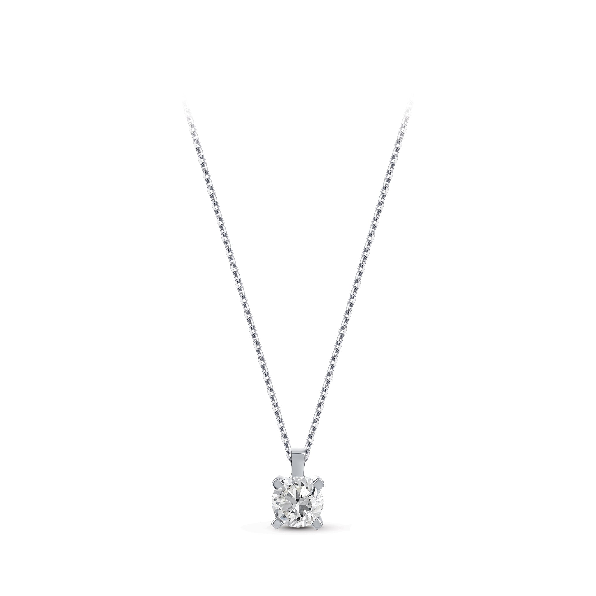 Diamond Solitaire Necklace