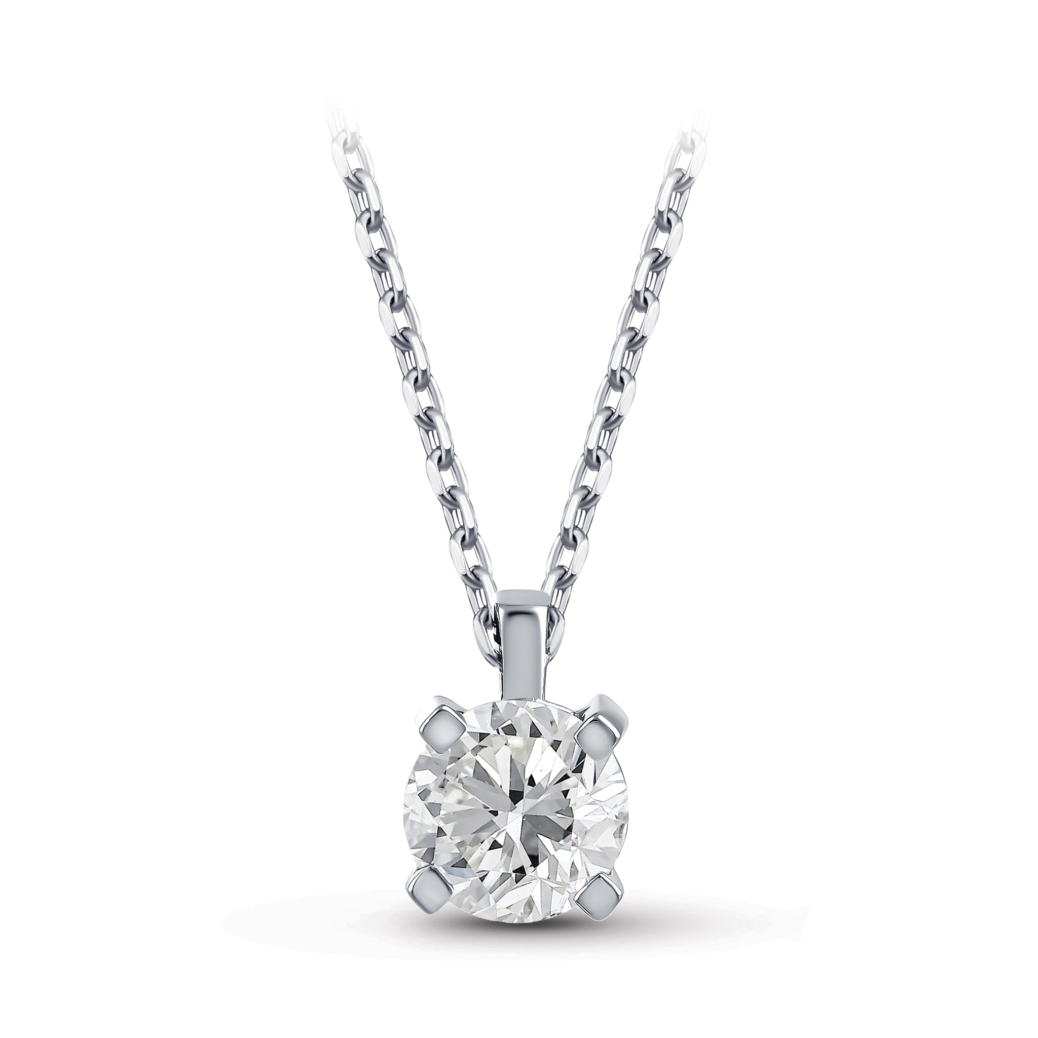 Diamond Solitaire Necklace