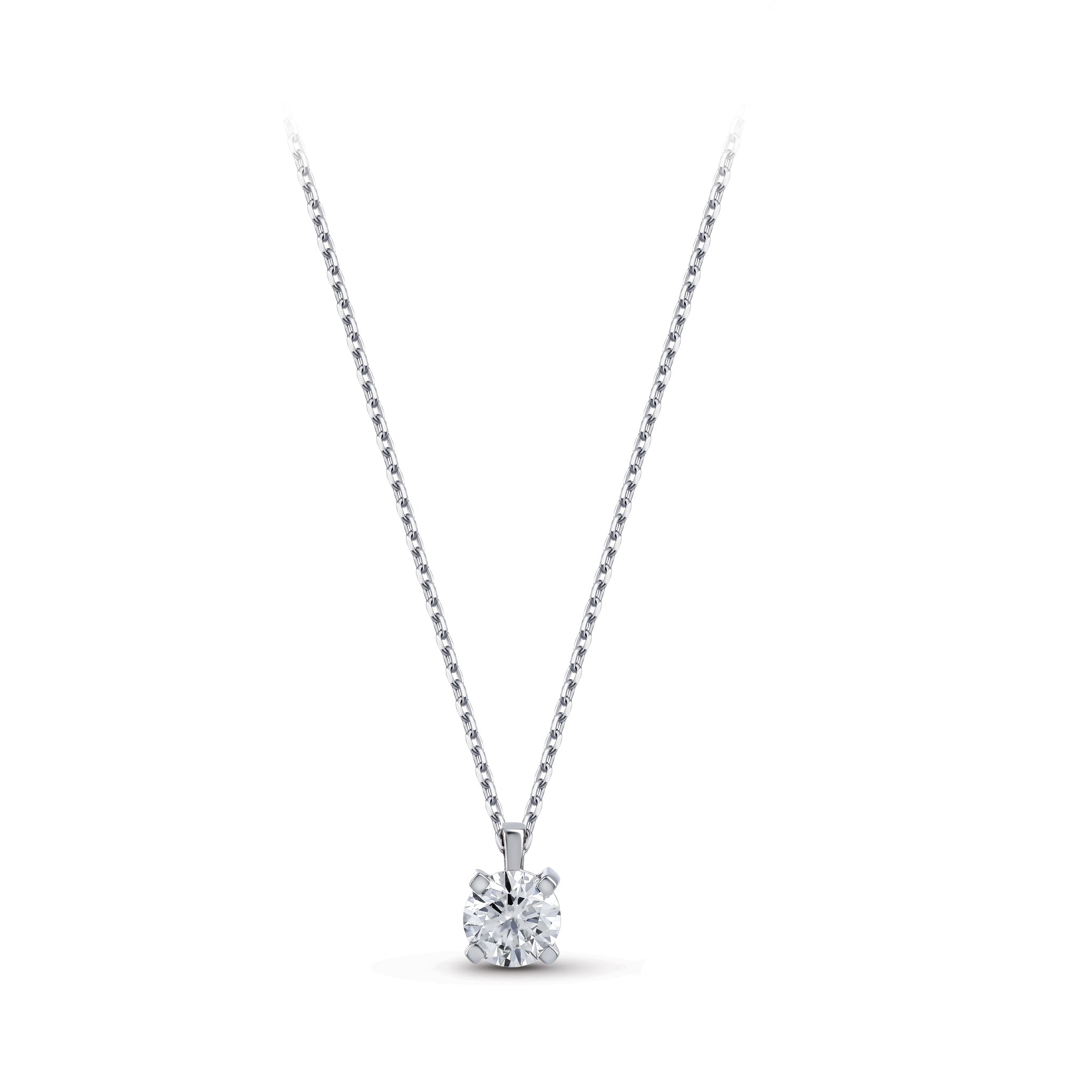 Diamond Solitaire Necklace