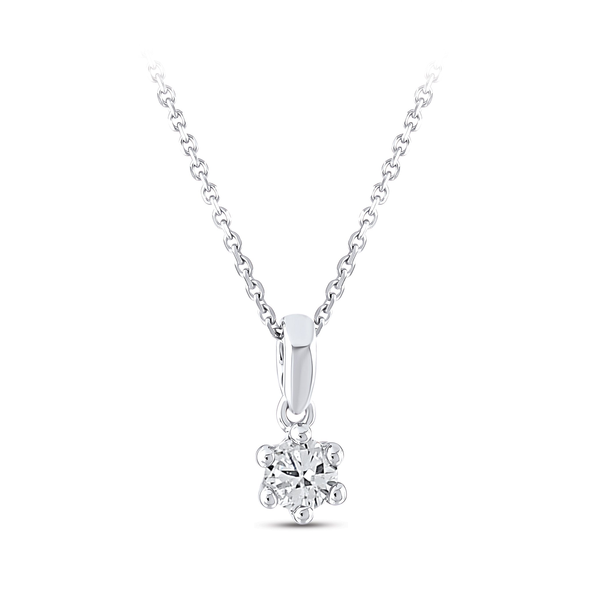 Diamond Solitaire Necklace
