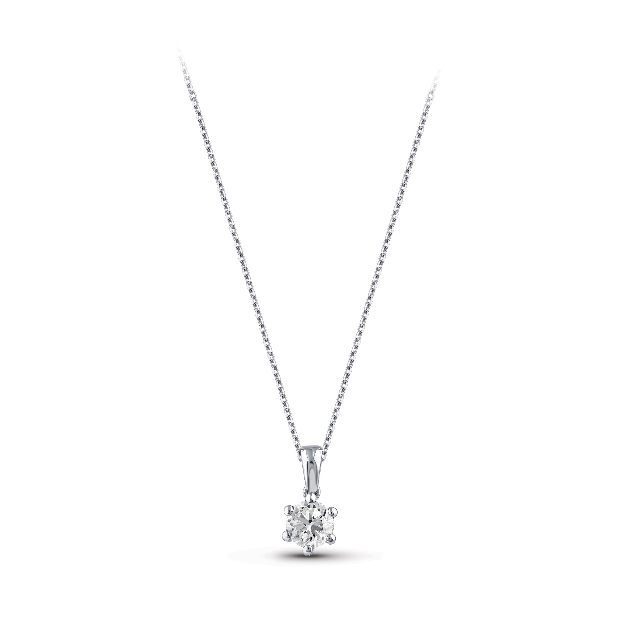 Diamond Solitaire Necklace